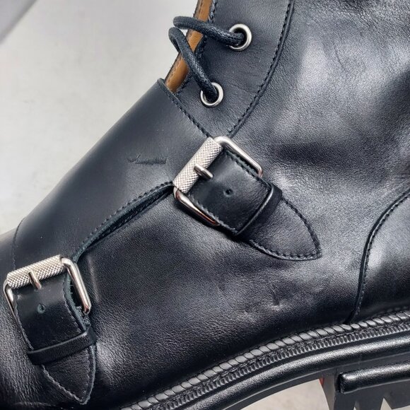 Christian Louboutin MENS Yetito Double Monk Strap Black Boot - Picture 12 of 13